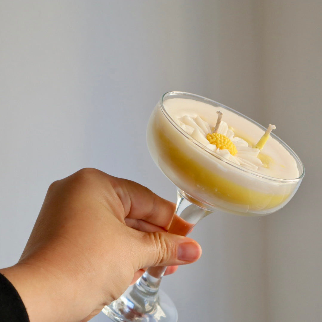 Vela cóctel “ Sun in a Glass”