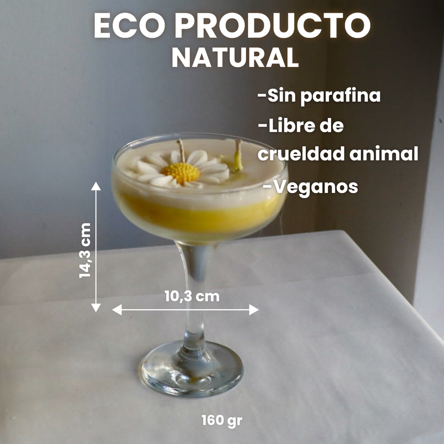 Vela cóctel “ Sun in a Glass”