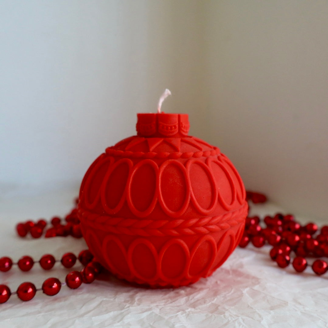 Vela decorativa “ Adorno de Navidad”