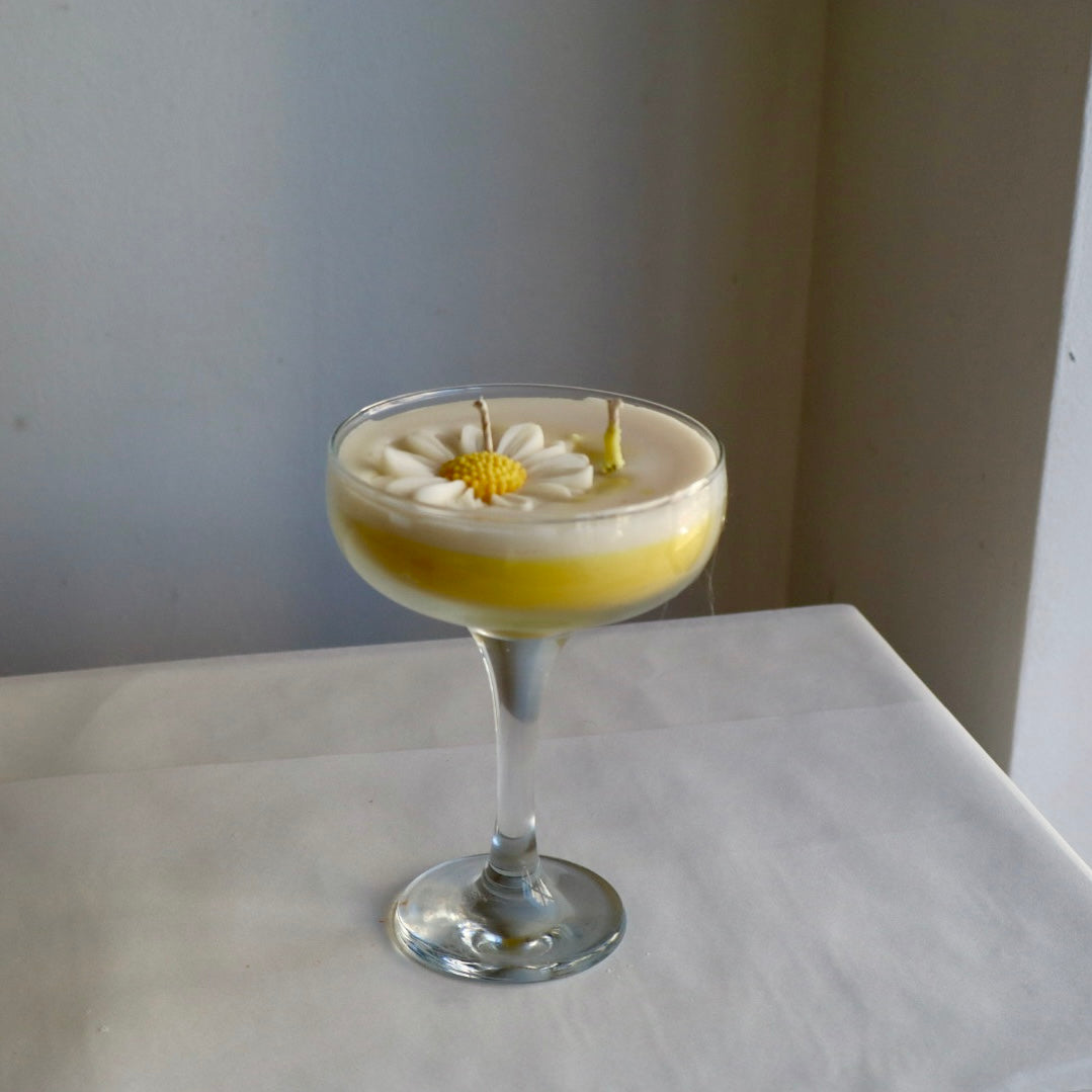 Vela cóctel “ Sun in a Glass”