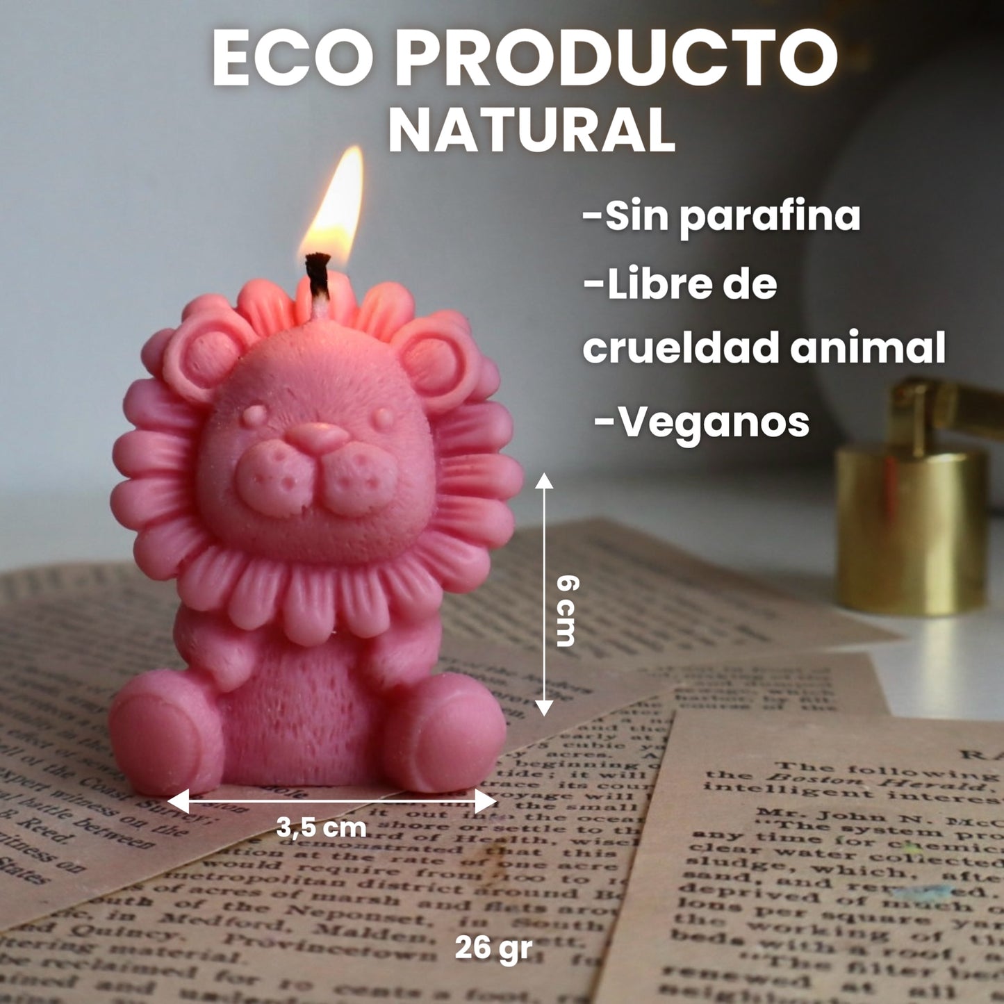 Vela decorativa “Leoncito”