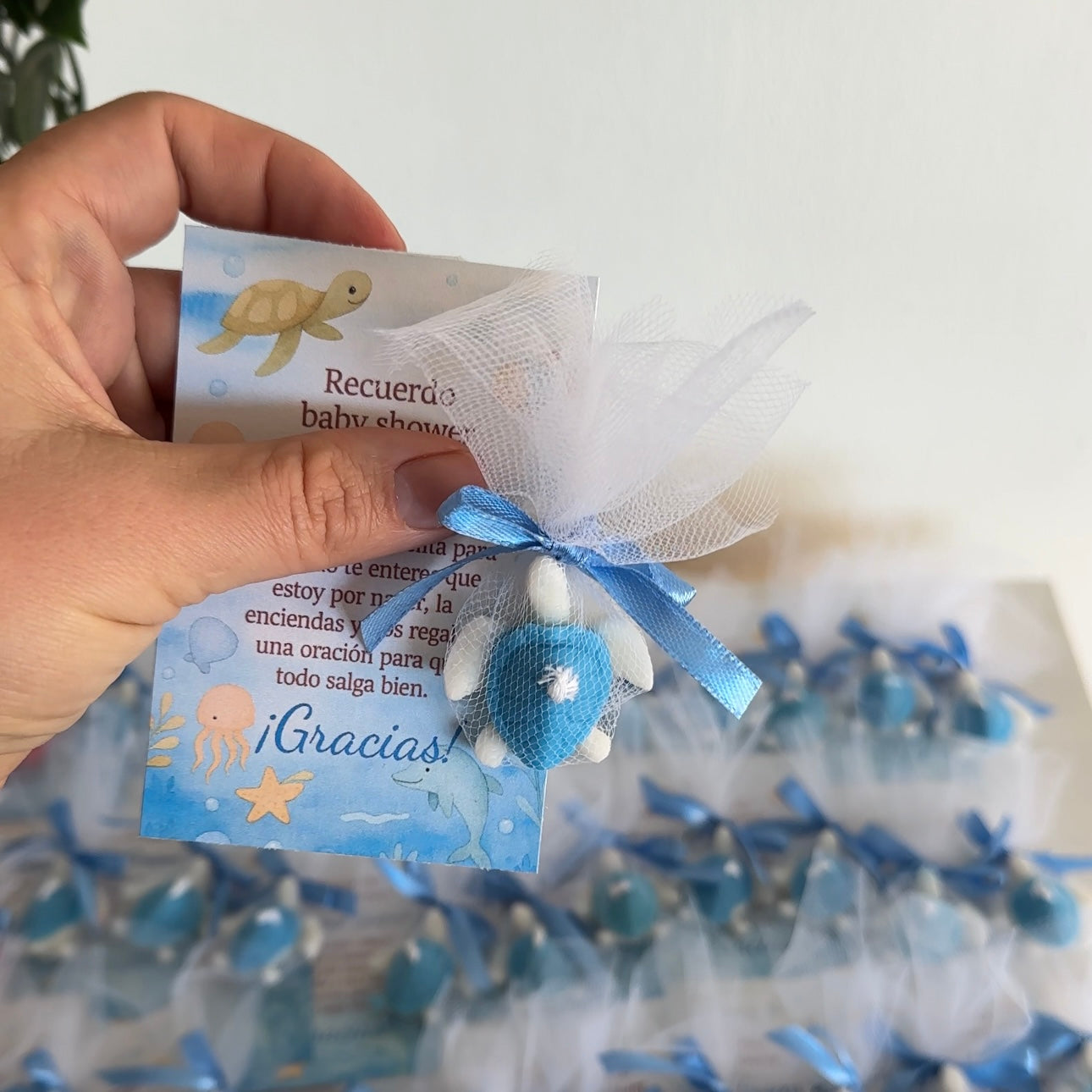 20 velas Para Baby Shower Temática Marina Tortuga