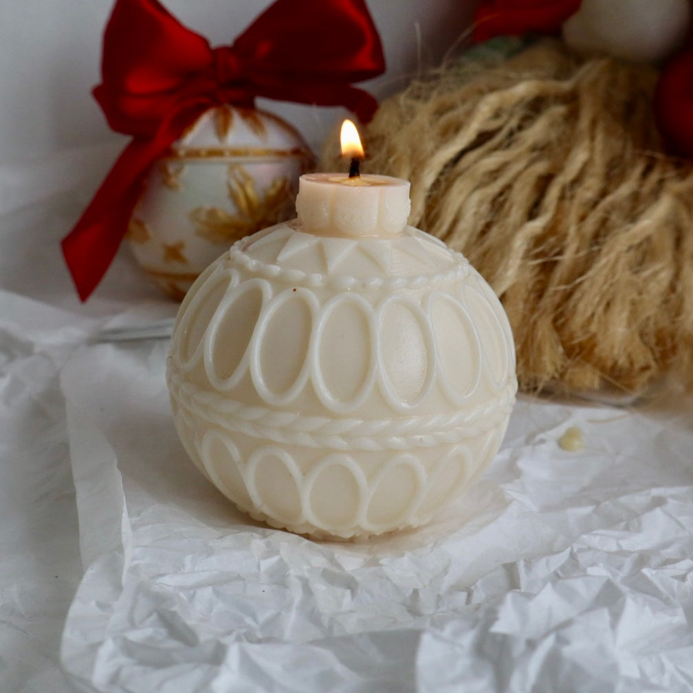 Vela decorativa “ Adorno de Navidad”