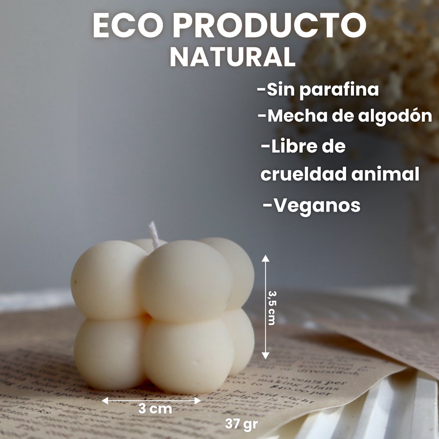 Mini velitas “cubo”