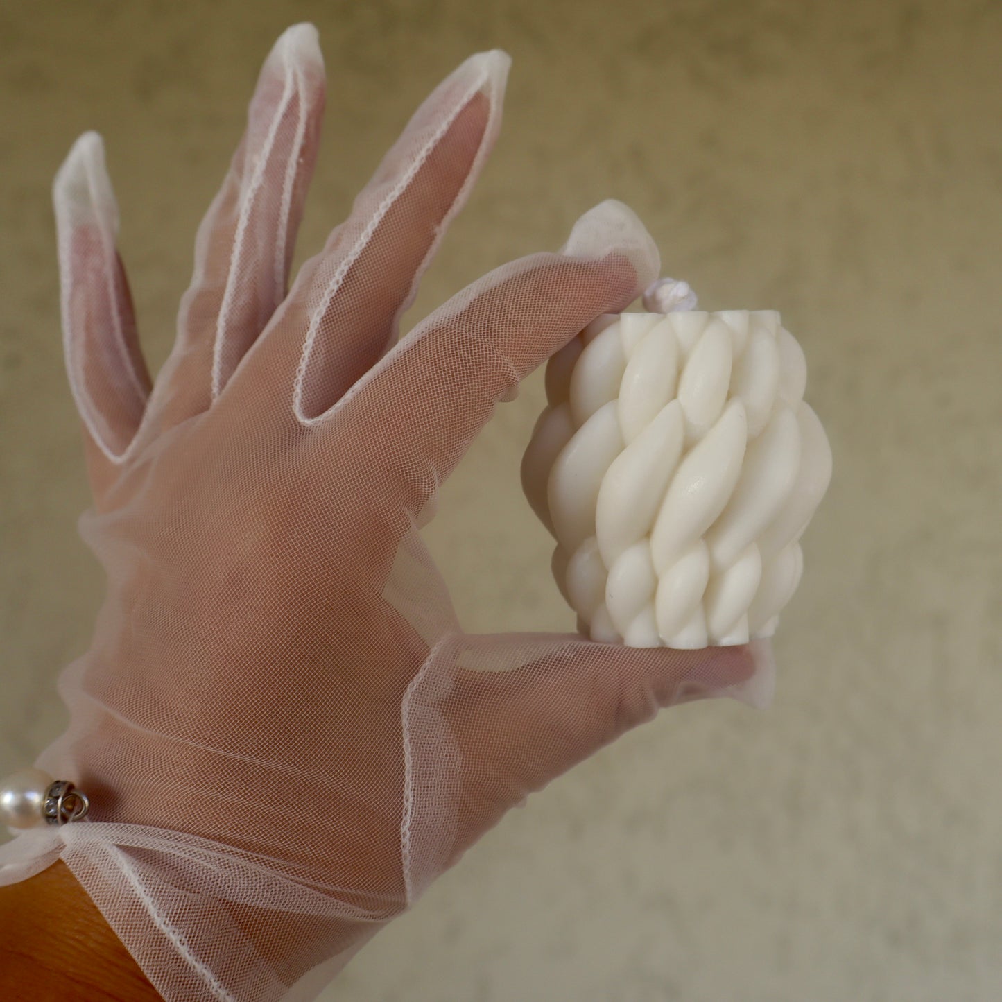 Vela”Knitted”pequeña