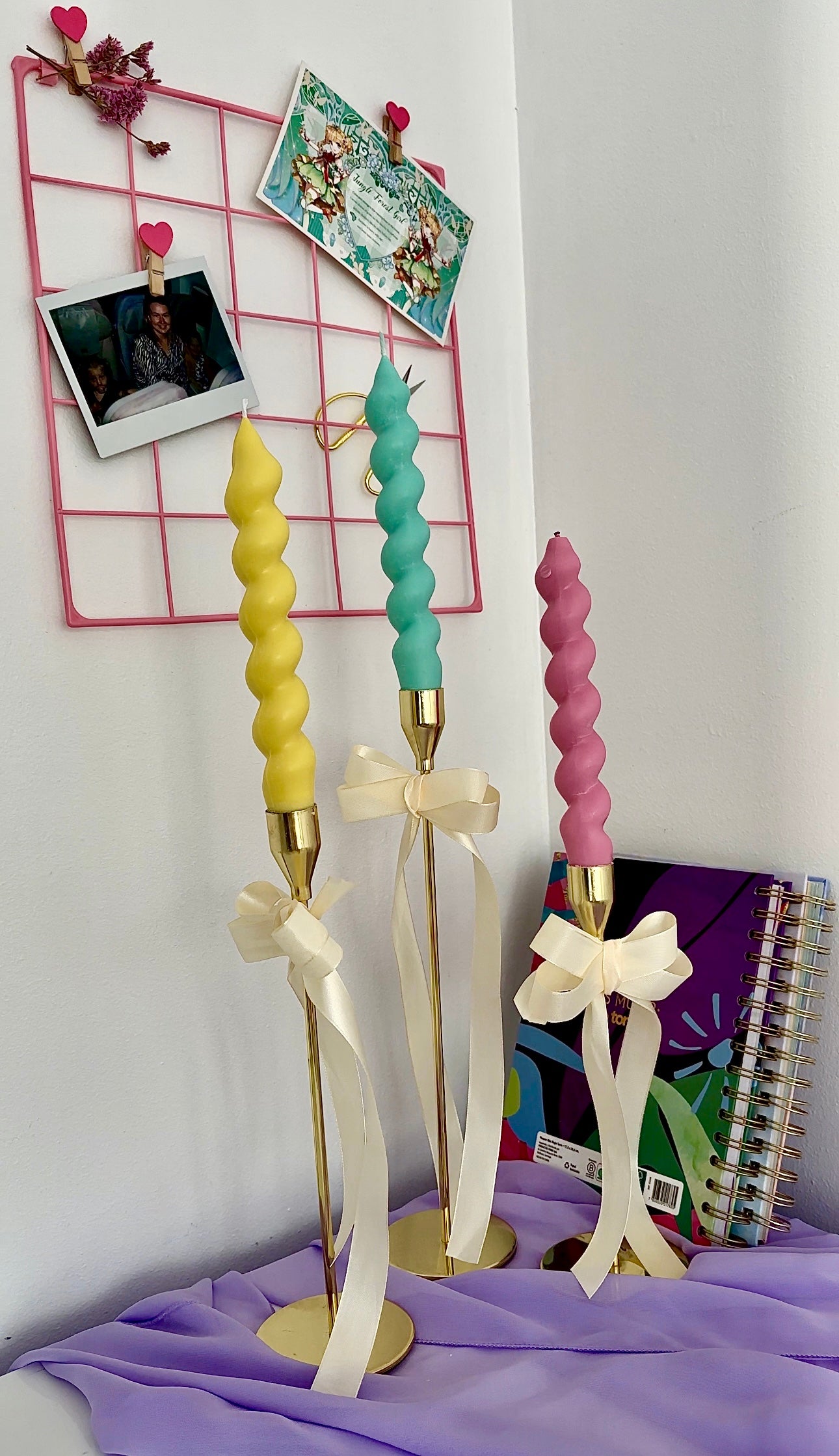 Velas para candelabro