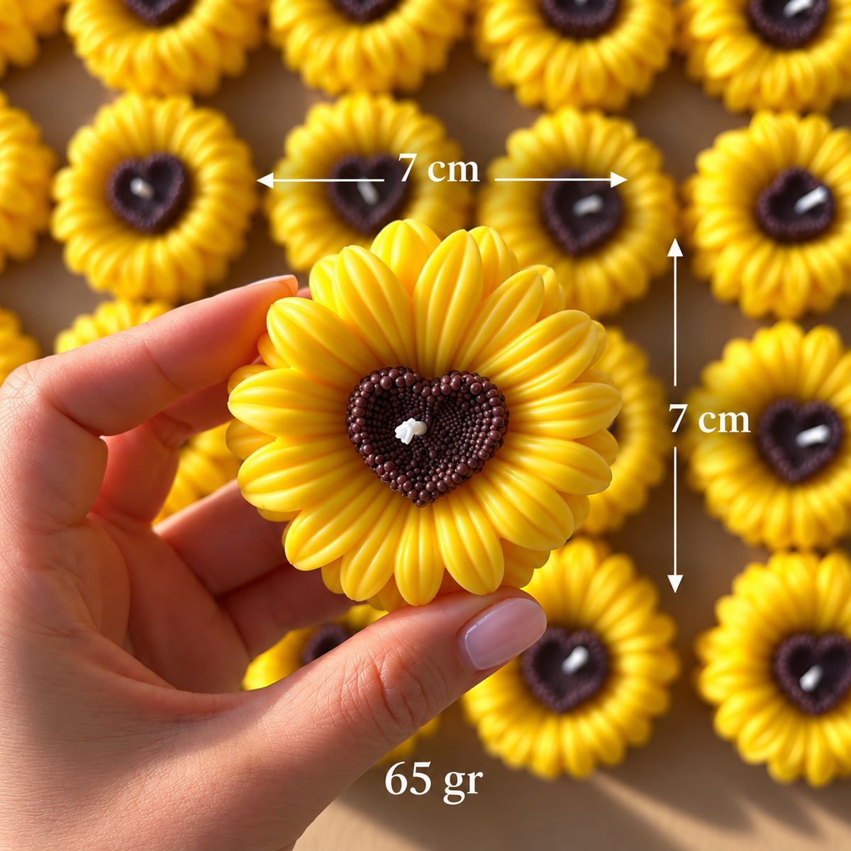 Vela decorativa “Girasol”