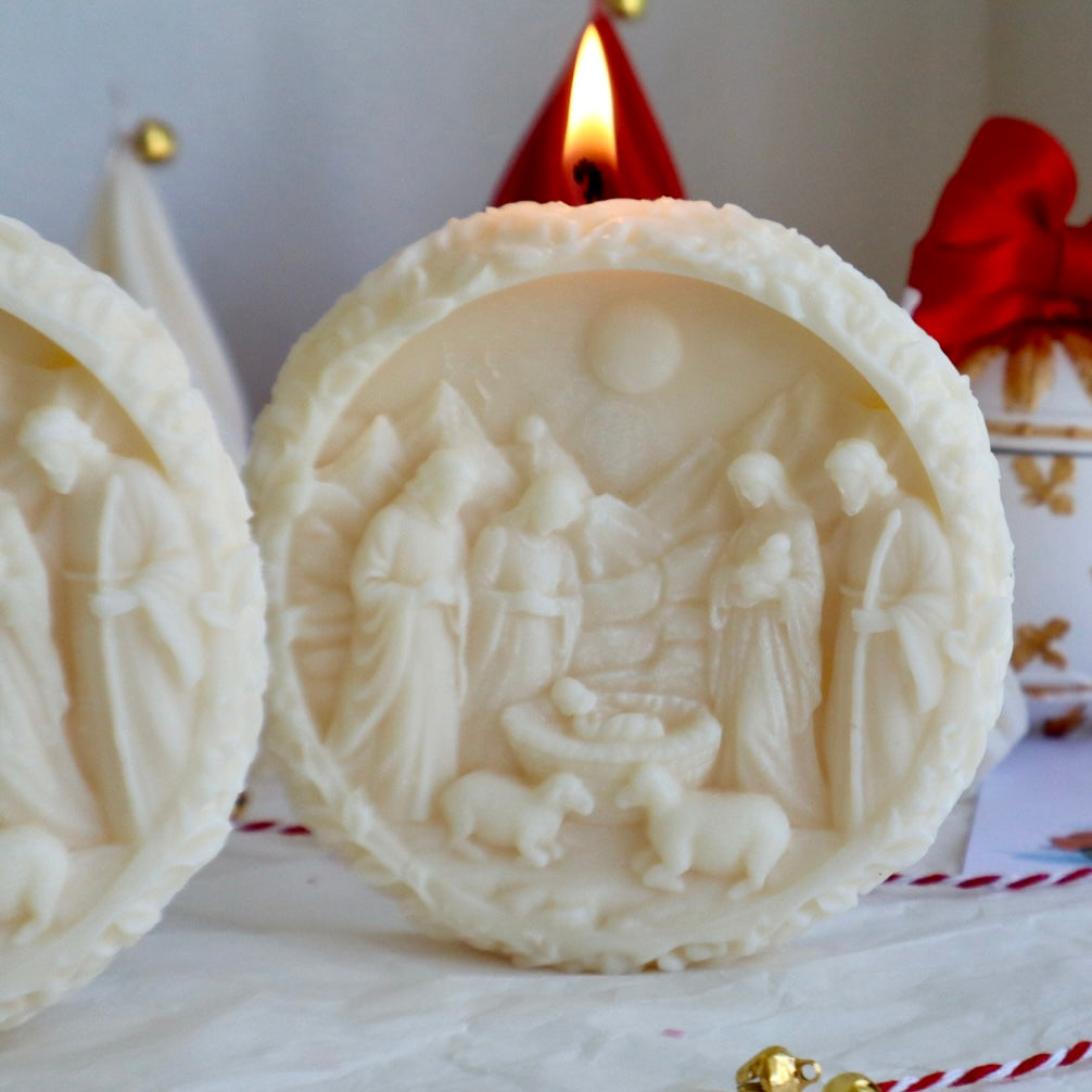 Vela decorativa “Navidad Sagrada”