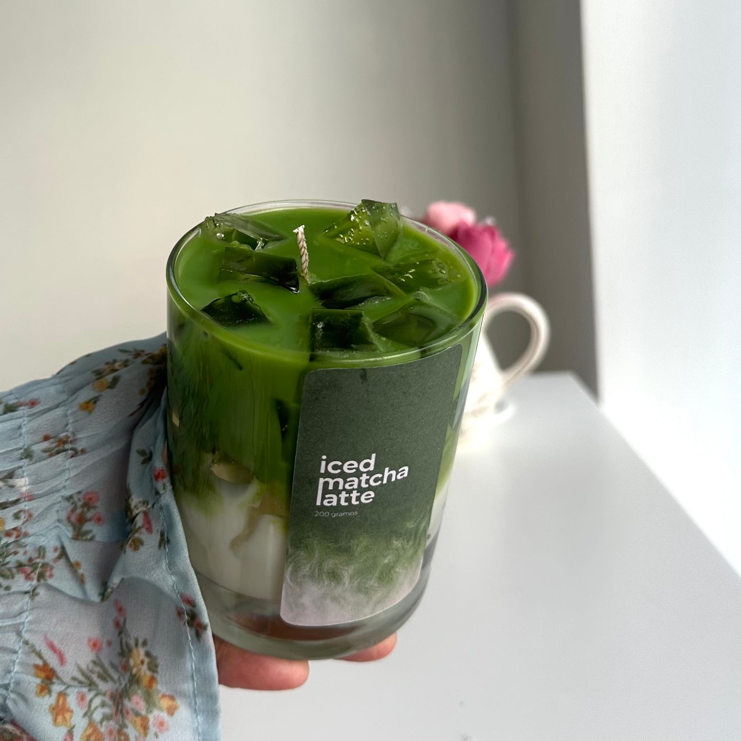Vela aromática “Iced matcha late”