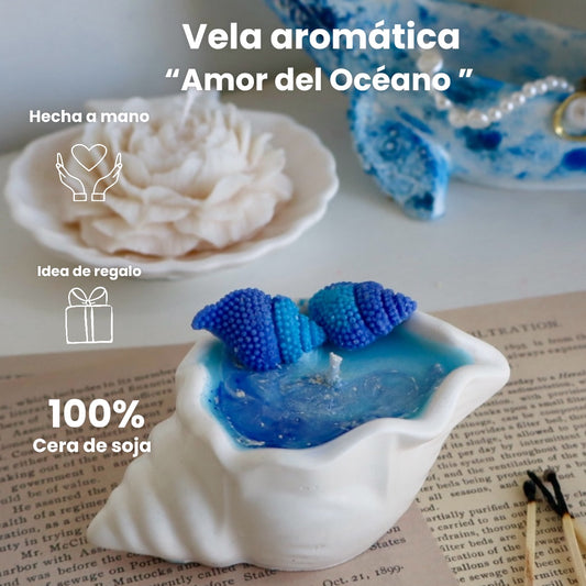 Vela aromática “Amor del océano”