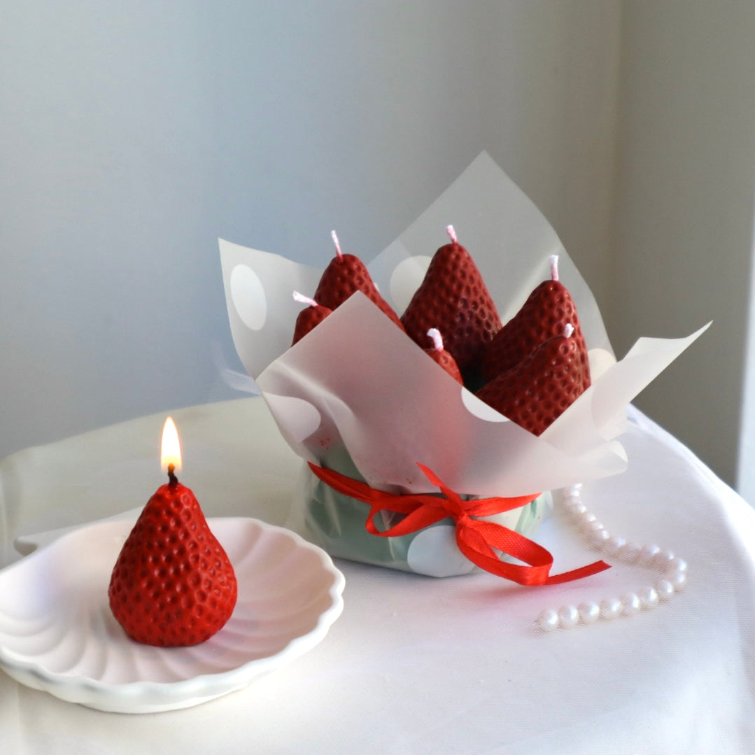 Ramo de velas de frutilla