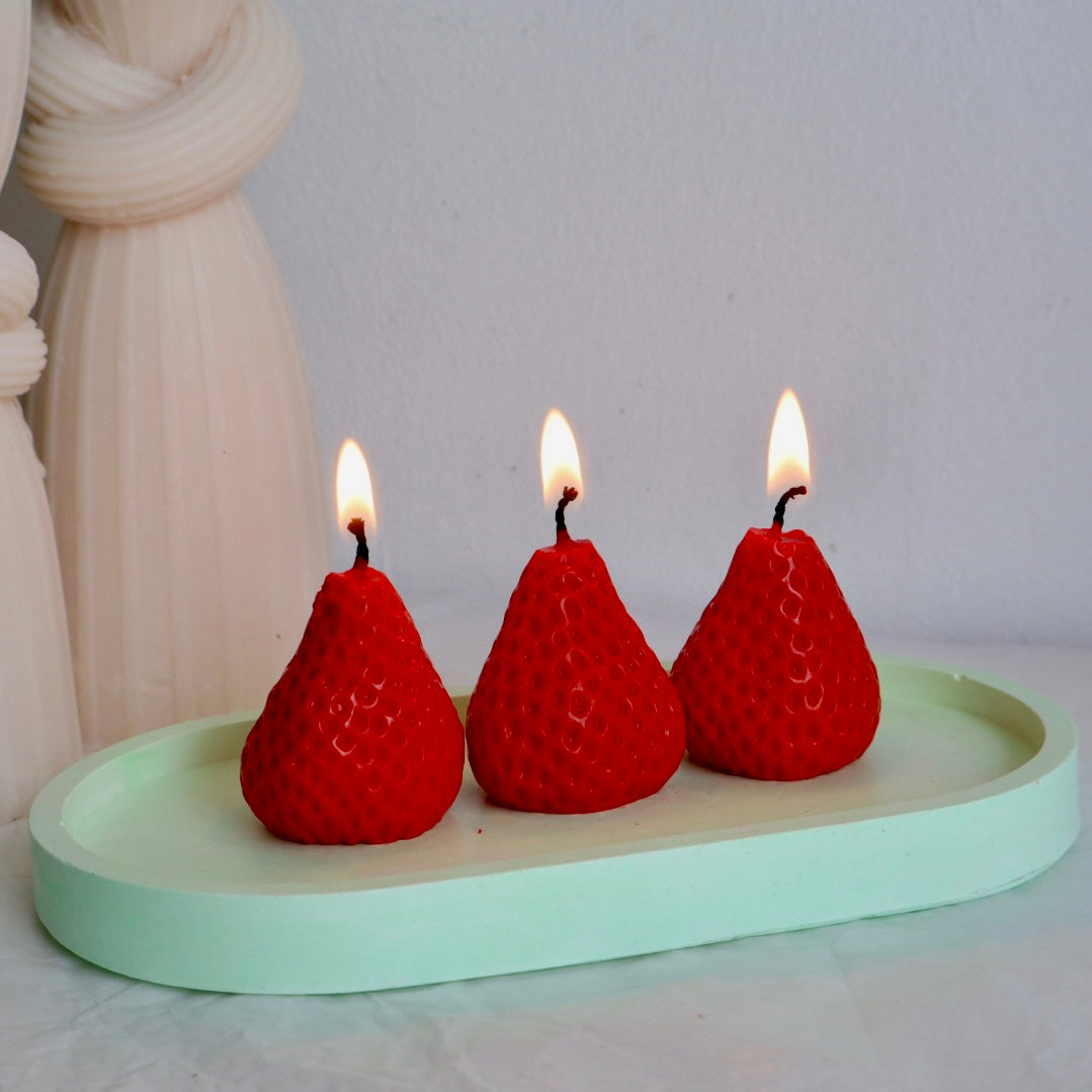 Mini velitas aromáticas “Dulce frutilla”