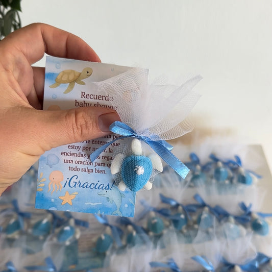 20 velas Para Baby Shower Temática Marina Tortuga