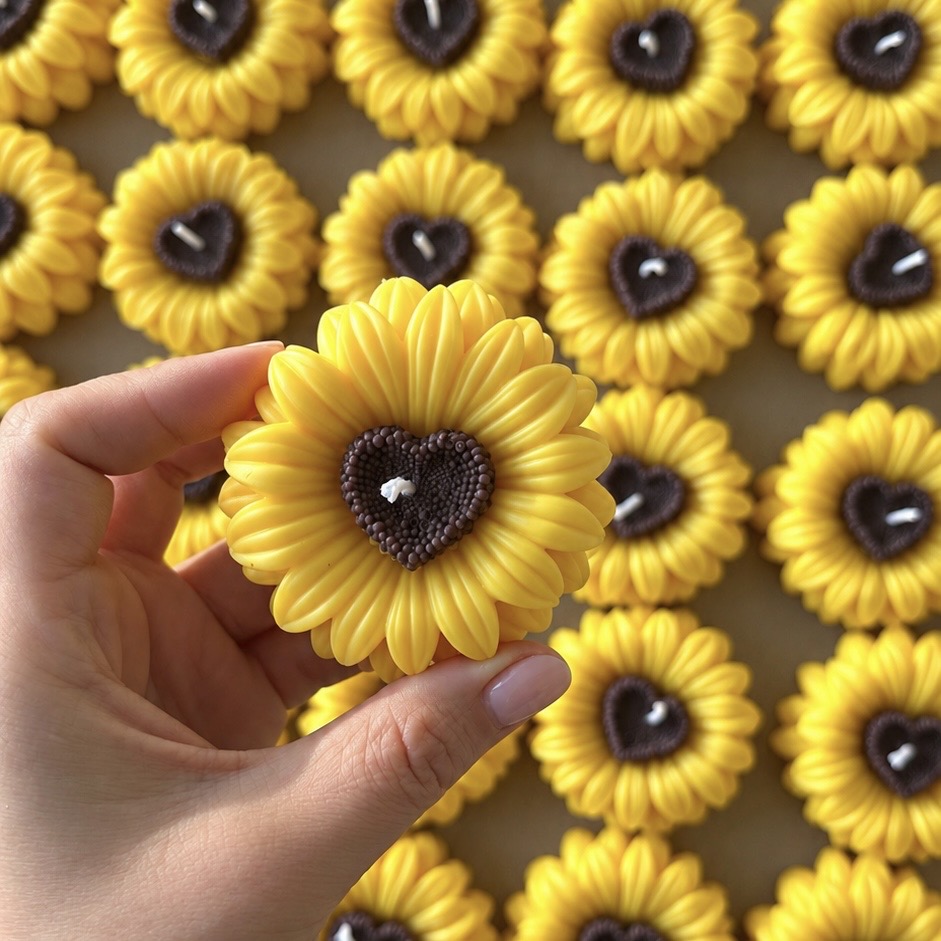 Vela decorativa “Girasol”