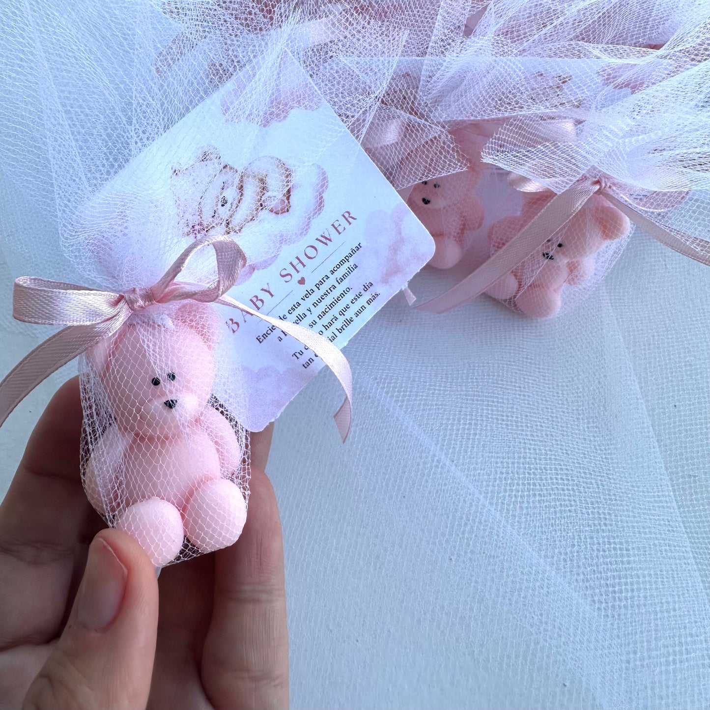 Pack 10 uds Ositos para baby shower, recuerdos