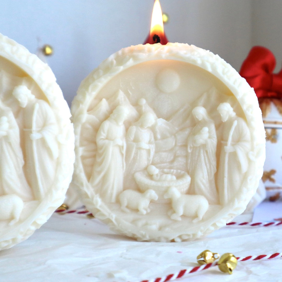 Vela decorativa “Navidad Sagrada”