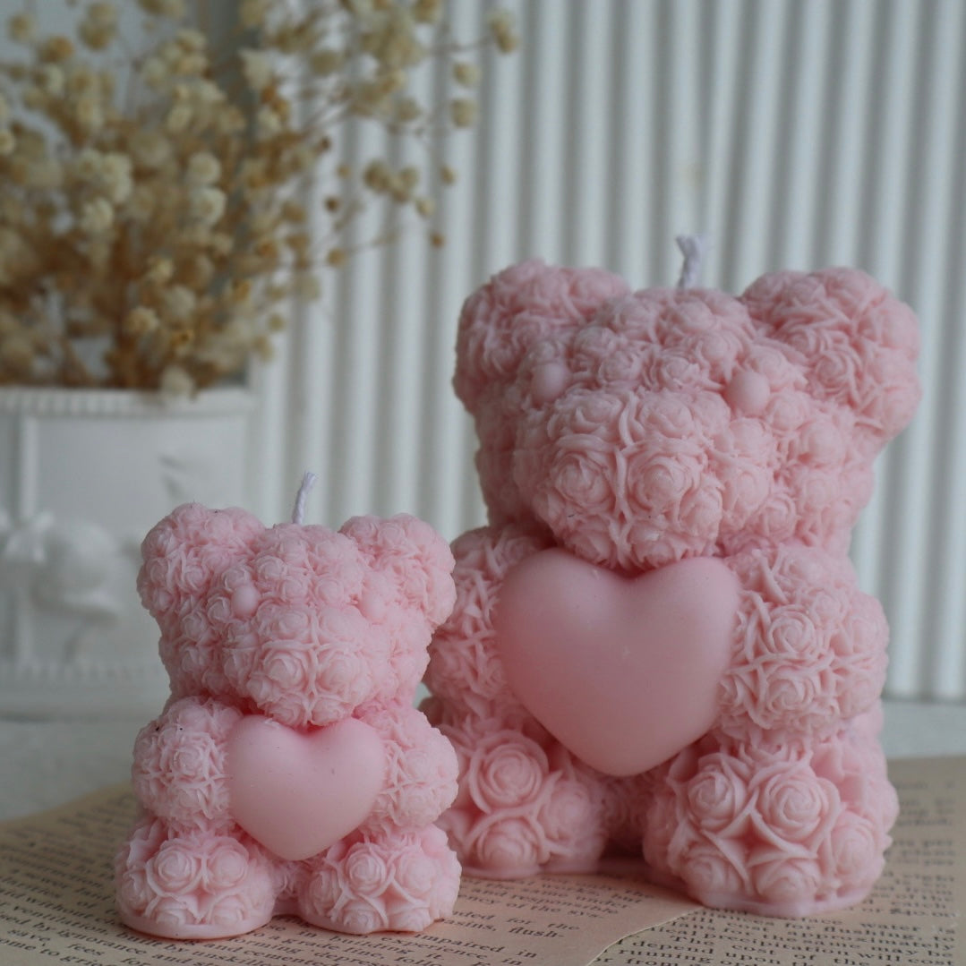 Vela “Oso con corazón” mini