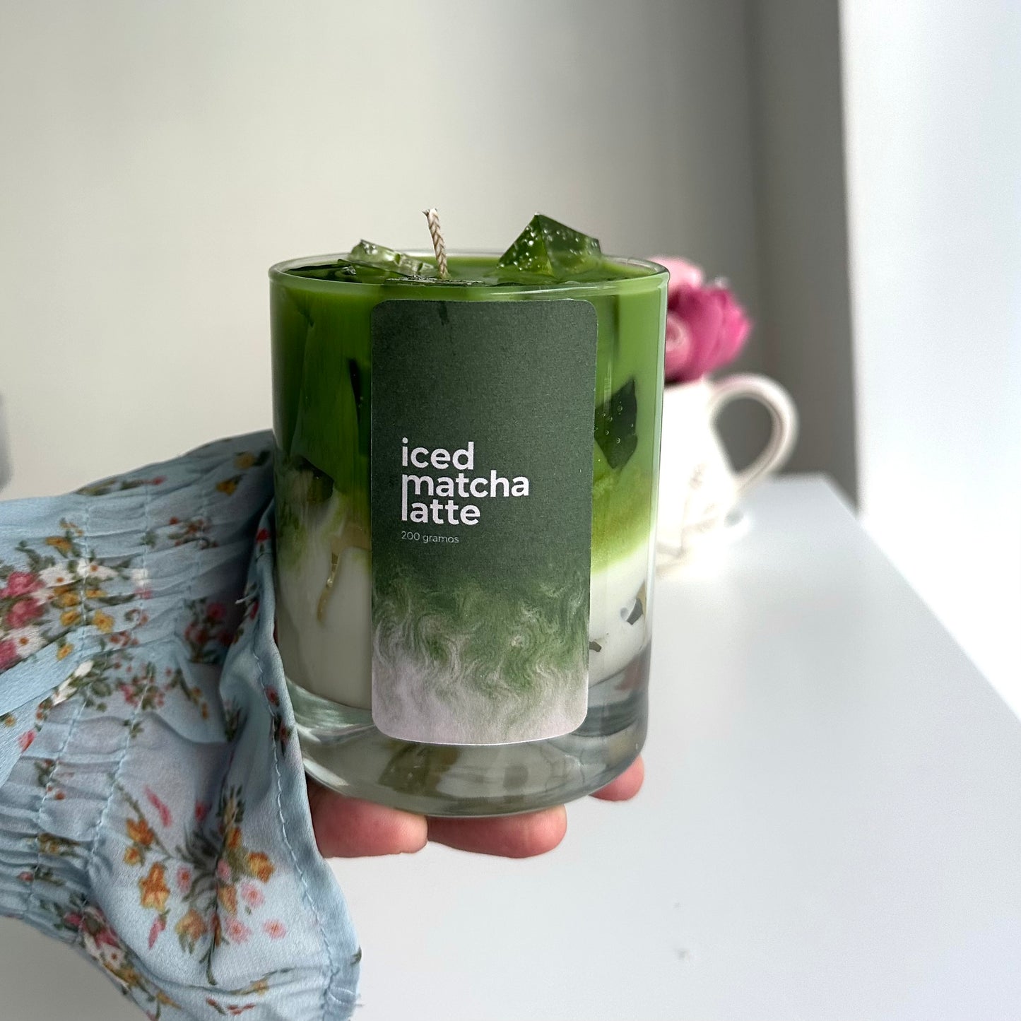 Vela aromática “Iced matcha late”