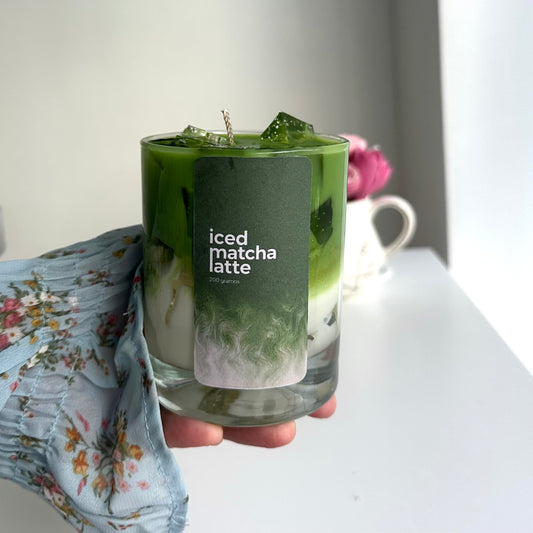 Vela aromática “Iced matcha late”