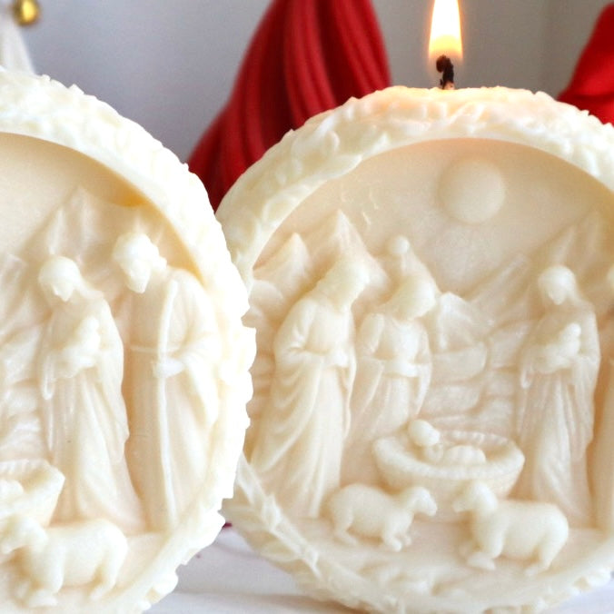 Vela decorativa “Navidad Sagrada”