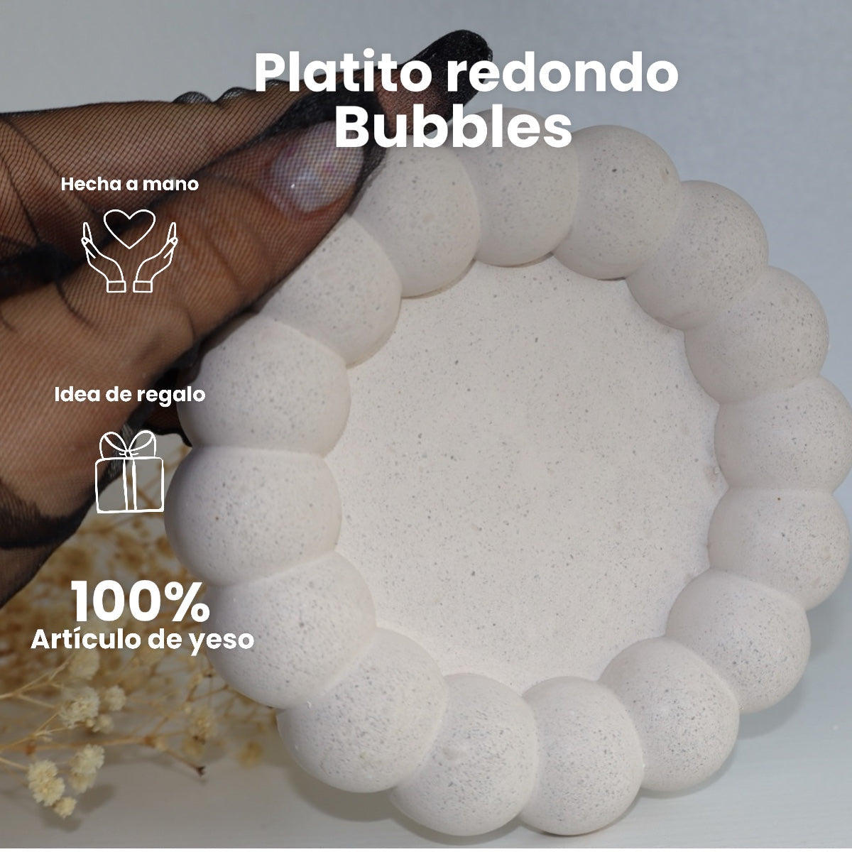 Platito redondo”Bubbles”